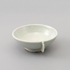 A Korean White Glazed Twin-handled Cup  Joseon Dynasty 