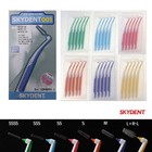 Skydent 001 L-shaped Interdental Brush 5pcs Ssss Sss Ss S M R-l Dental Cleaner