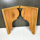Handmade Rustic Aromatic Cedar Corbels 8x12 Solid Wood Shelf Brackets Unfinished