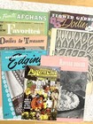 Lot Vintage Crochet Booklets Edgings Doilies Afghans Animal Patterns Projects D8