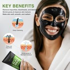 Blackhead Remover Mask Kit  Charcoal Peel Off Face Mask For Deep Cleansing Pores