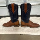 Jk Western Men s Brown Pull-on Western Cowboy Boots Us 9 5 Mpn F142
