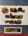 Coca-cola 1996 Olympic Limited Edition Collector Pin Set W red Frame  Pristine