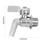 Beer Faucet  200psi 1 2  Keg Faucet Tap  Stainless Steel Adjustable Tap Spigo   