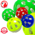 Bonka Bird Toys 35036 Pk4 Jingle Balls Foot Talon Parrot Cage Toys
