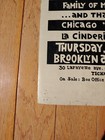 Hal Grego Jazz Ballets Concert Window Card Poster Brooklyn Academy Of Music Vtg