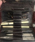 1900   s Antique Surgical Medical Kit Complete With Extra Tools Various Makers 