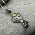 Celtic Cross Necklace Irish Scottish Welsh Religious Pendant W free Chain