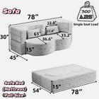       free Shipping       couch sofa bed Sleeper No Assembly 4 Living Room  Guest  Bed 