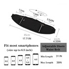 Waterproof Fitness Sport Running Waist Bum Bag Jogging Belt Pouch Zip Fanny Pack