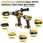 For Dewalt 20v Battery Cordless Hammer Drill impact Driver Power Tool Combo Kit