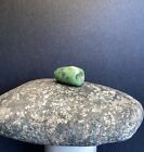 Ancient Pre Columbian Green Jade Tube Pendant Combine Shipping  575