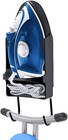 Ironing Board Holder Wall Mount Iron Hanger Heat Resistant Organizer Black