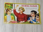 Vintage Sewing Susan Needle Book Card Gold Eye Needles W  Original Threader Art