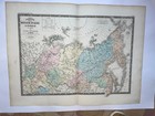 Russia Siberia C  1880 A  Brue   Levasseur Large Antique Map 19th Century