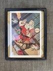 Coca-cola Santa Claus 1962 Red Multicolor Soda Advertising Poster