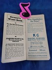 Vtg Kc Baking Powder Retail Grocer s Want Book  see Pictures 
