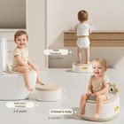 Toddler Toilet Potty Chair For Toddlers 1-7  Kids Potty Training Seat  3-in-1   