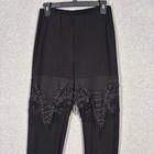 Crochet Lace Fringe Pants Xl Leggings Funky Maximalist Rave Goth Victorian Witch
