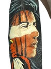 Hand Painted Feather   Arts   Crafts  southwest Art   Chief   Native     i 