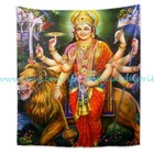 Maa Durga Lion Wall Tapestry Cool Tapestries Fabric Poster