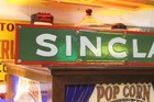 Rare Sinclair Gas Service Station Dealer Porcelain Metal Strip Sign  Oil Ford Gm