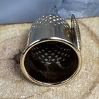 Thimble Vintage Metal Souvenir Shield Boonesborough Fort Kentucky