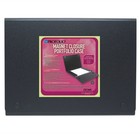 Itoya Profolio Magnet Closure Case  18x24  Poster Size  Black