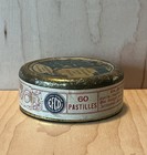 Antique Apothecary Pastilles Valda Litho Tin Sealed Medicine 1920-30   s
