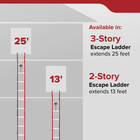 Kidde 2-story Fire Escape Ladder With Steel Anti-slip Rungs