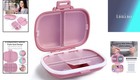 Travel-ready Pill Case In Pink - 8 Compartments For Easy Medication Storage
