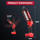 Cordless Led Flood Work Light For Milwaukee M18 18v Battery Lithium Light