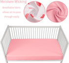 Baby Crib Sheets For Boys Girls  2 Pack Fitted Crib Sheet For Standard Crib And