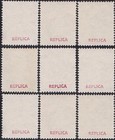 Rhodesia Bsac 1892 - 1896 High Values Revenues Mnh Reproduction Stamp Sv
