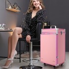 Rolling Makeup Cases Makeup Trolley Makeup Train Case W expandable Desk  speaker