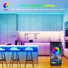 Led Strip Lights 16 4ft Music Sync Bluetooth 5050 Rgb Room Light With Remote