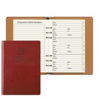 Large Print Refillable Address Book With Alphabetical Tabs - Red  Organizer  Con