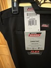 Dickies Men s Black Flex Regular Fit Straight Leg Cargo Pants Size 44x30 Nwt