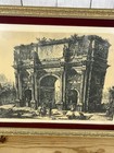 Rare Vintage Etching Of    vedute Di Roma    By Giovanni Battista Piranesi  Framed