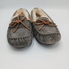 Ugg Women   s Size 8 Dakota Moccasin Slippers Pewter Grey - S n 5612