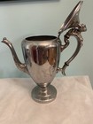 Vintage Cromwell Silver Mfg Chromium Teapot Creamer Sugar Bowl Set