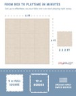 Non-toxic Large Kids Floor Mats 72x72 Extra-thick Interlocking Puzzle Play Rug