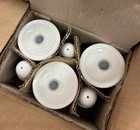 New  Bulk- Yanco Ur-ps Urban Line Bone White Porcelain 4 h Pepper Shaker Qty  48