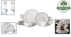 Durable 16-piece Dinnerware Set  Service For 4  Microwave   Dishwasher Safe