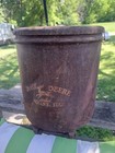 John Deere Planter Original Jd Patena 2 Leg Deer Logo Seed Box W  Lid 