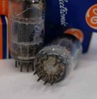Pair Ge 6201 12at7wa 3 Mica D-getter 12at7 Ecc81  Maxi-pre Tested Nos  Bn3722