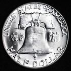Gem Bu Uncirculated Unc Ms 1956 Silver  franklin Half Dollar  brilliant Luster