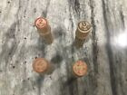 Vintage Lot Boye Sewing Machine Needles In Wooden Tubes   2  4  8  23   Exc Cond