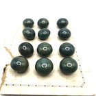 Vintage Antique Green Vegetable Ivory Buttons Original Card Set Of 12 3 4 