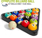 Pool Balls Set     2-1 4  Regulation Billiard Balls  16 Resin Ball Set For Pool Ta